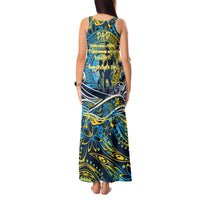 Father's Day Tokelau Tank Maxi Dress Special Dad Polynesia Paradise