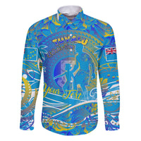 Father's Day Tuvalu Family Matching Puletasi and Hawaiian Shirt Special Dad Polynesia Paradise