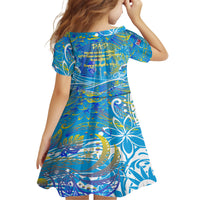 Father's Day Tuvalu Family Matching Tank Maxi Dress and Hawaiian Shirt Special Dad Polynesia Paradise