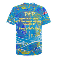 Father's Day Tuvalu Rugby Jersey Special Dad Polynesia Paradise