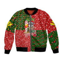 Hawaii Christmas Bomber Jacket Mele Kalikimaka Kanaka Maoli DT02 Unisex Art - Polynesian Pride