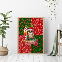 Hawaii Christmas Canvas Wall Art Mele Kalikimaka Kanaka Maoli DT02 - Polynesian Pride
