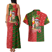 Hawaii Christmas Couples Matching Tank Maxi Dress and Hawaiian Shirt Mele Kalikimaka Kanaka Maoli DT02 - Polynesian Pride