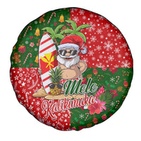 Hawaii Christmas Spare Tire Cover Mele Kalikimaka Kanaka Maoli DT02 - Polynesian Pride
