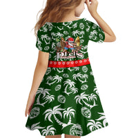 Guam Christmas Family Matching Off Shoulder Long Sleeve Dress and Hawaiian Shirt Felis Pusgua Tropical Xmas Patterns DT02 - Polynesian Pride