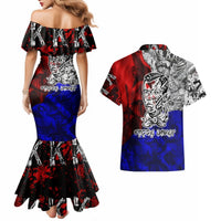 Philippines Bonifacio Day Couples Matching Mermaid Dress and Hawaiian Shirt DT02 - Polynesian Pride