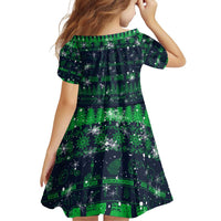 Merry Christmas New Zealand Family Matching Off Shoulder Short Dress and Hawaiian Shirt Xmas Travel Map - Polynesian Pride