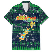 Merry Christmas New Zealand Hawaiian Shirt Xmas Travel Map - Polynesian Pride