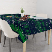 Merry Christmas New Zealand Tablecloth Xmas Travel Map - Polynesian Pride