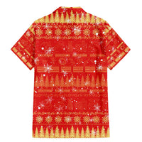 Merry Christmas Hawaii Family Matching Mermaid Dress and Hawaiian Shirt Xmas Travel Map - Polynesian Pride