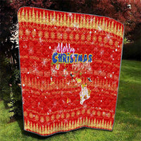 Merry Christmas Hawaii Quilt Xmas Travel Map - Polynesian Pride