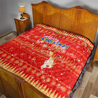 Merry Christmas Hawaii Quilt Xmas Travel Map - Polynesian Pride