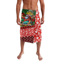 Mele Kalikimaka Shaka Santa Lavalava Hawaiian Surf Christmas Design with Aloha Spirit - Polynesian Pride