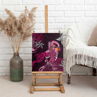 Breast Cancer Mermaid Polynesia Canvas Wall Art Faith Hope Love