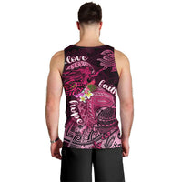 Breast Cancer Mermaid Polynesia Men Tank Top Faith Hope Love