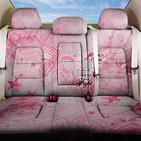 Breast Cancer Awareness Month Back Car Seat Cover Butterfly Polynesia Watercolor Pink