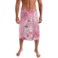 Breast Cancer Awareness Month Lavalava Butterfly Polynesia Watercolor Pink