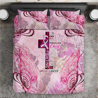Breast Cancer Polynesian Bedding Set I Can Do All Things Through Christ