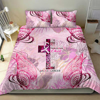 Breast Cancer Polynesian Bedding Set I Can Do All Things Through Christ