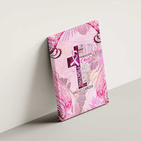 Breast Cancer Polynesian Canvas Wall Art I Can Do All Things Through Christ