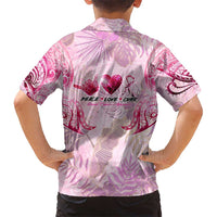 Breast Cancer Polynesian Kid Hawaiian Shirt I Can Do All Things Through Christ DT02 - Polynesian Pride