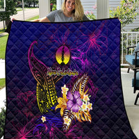New Caledonia Quilt Whale Hibiscus Polynesian