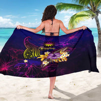 Nauru Sarong Whale Hibiscus Polynesian