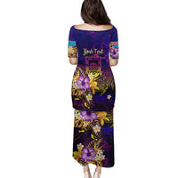 Tuvalu Family Matching Puletasi and Hawaiian Shirt Whale Hibiscus Polynesian