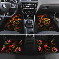 New Caledonia Car Mats Octopus Plumeria Polynesian Tattoo