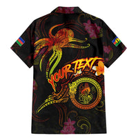 New Caledonia Family Matching Mermaid Dress and Hawaiian Shirt Octopus Plumeria Polynesian Tattoo