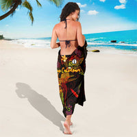 New Caledonia Sarong Octopus Plumeria Polynesian Tattoo