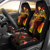 Nauru Car Seat Cover Octopus Plumeria Polynesian Tattoo