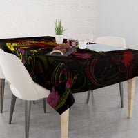 Tuvalu Tablecloth Octopus Plumeria Polynesian Tattoo