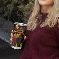 Northern Mariana Islands Tumbler Cup Octopus Plumeria Polynesian Tattoo