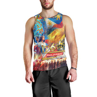 Custom The Philippines 126th Independence Anniversary Men Tank Top Art Style DT02 - Polynesian Pride