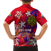 Personalized Philippines 12 June Independence Day Hawaiian Shirt Polynesian Turtle Plumeria DT02 - Polynesian Pride