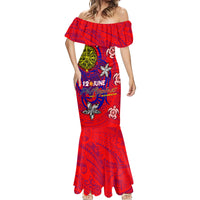 Personalized Philippines 12 June Independence Day Mermaid Dress Polynesian Turtle Plumeria DT02 - Polynesian Pride