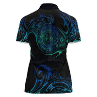 Sea Animal Polynesia Women Polo Shirt Polynesian Pattern