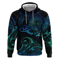 Sea Animal Polynesia Zip Hoodie Polynesian Pattern