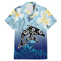 Mother And Baby Dolphins Family Matching Mermaid Dress and Hawaiian Shirt Hawaii Hibiscus