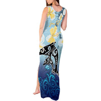 Mother And Baby Dolphins Tank Maxi Dress Hawaii Hibiscus