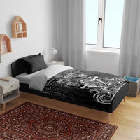 All Black Bedding Set New Zealand Rugby Mascot Maori