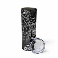 All Black Skinny Tumbler New Zealand Rugby Mascot Maori