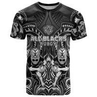 Personalized All Black T Shirt New Zealand Rugby Mascot Maori