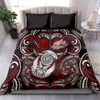 New Zealand Aotearoa Rugby Bedding Set Maori Fern Tattoo Art DT02 - Polynesian Pride