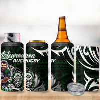 NZ Aotearoa Rugby 4 in 1 Can Cooler Tumbler New Zealand Silver Fern