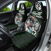 NZ Aotearoa Rugby Car Seat Cover New Zealand Silver Fern