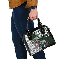 NZ Aotearoa Rugby Shoulder Handbag New Zealand Silver Fern