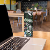 NZ Aotearoa Rugby Skinny Tumbler New Zealand Silver Fern