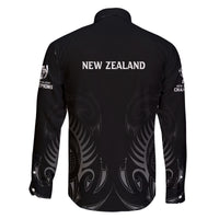 New Zealand Family Matching Puletasi Dress and Hawaiian Shirt Rugby 2023 Champions Black DT02 - Polynesian Pride
